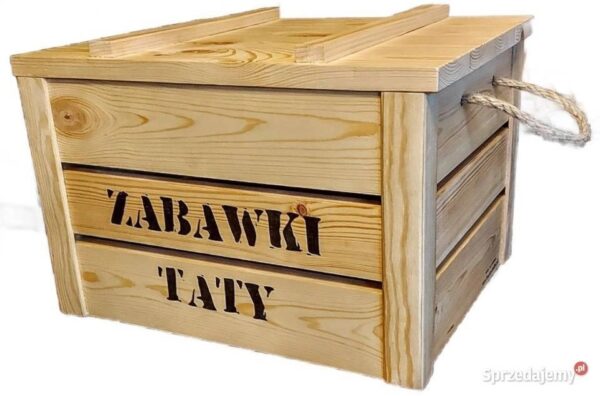 Skrzynka na piwo 20 butelek zamykana - przegródki - obrazek 4