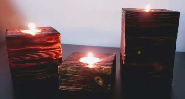 Świecznik na 1 wkład tealight 5cm - obrazek 3