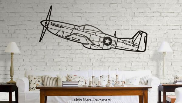 P-51 Mustang - Dekoracja ścienna 3D - obrazek 3