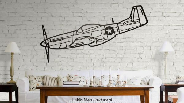P-51 Mustang - Dekoracja ścienna 3D - obrazek 2