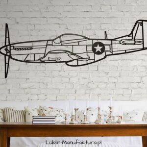 P-51 Mustang - Dekoracja ścienna 3D