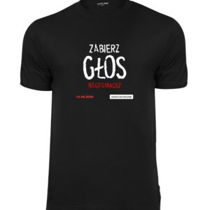 Koszulka  ZABIERZ GŁOS czarna-2