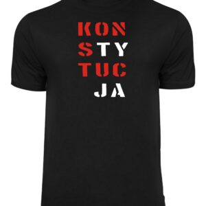 Koszulka - KONSTYTUCJA -  czarna