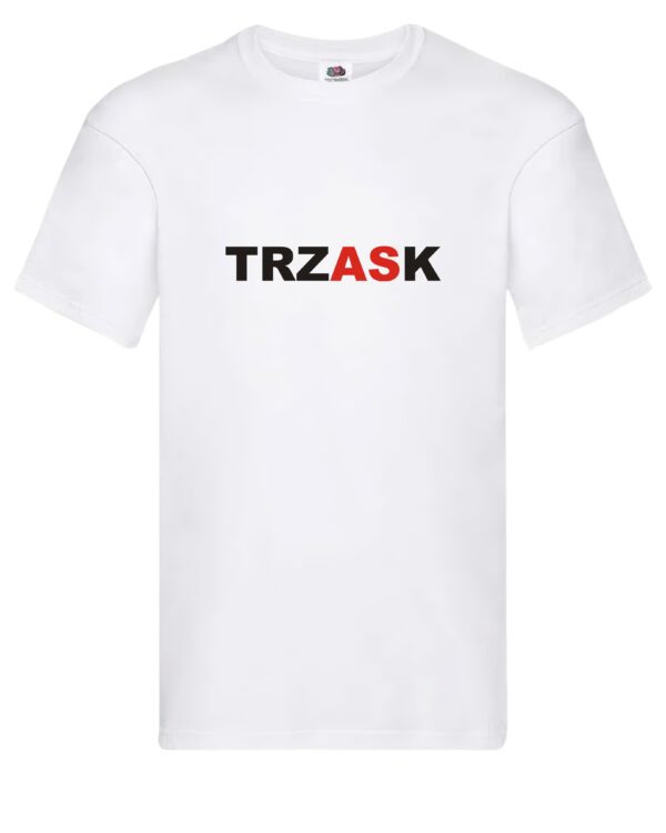 Koszulka - TRZASK - biała