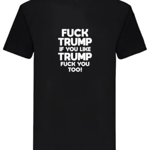 Koszulka - Fuck Trump - czarna-1