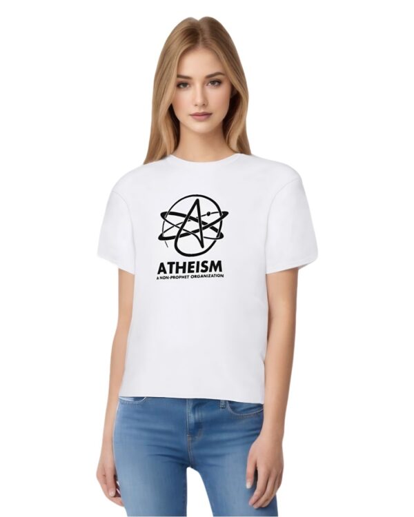 Koszulka - ATHEISM -  biała - obrazek 2
