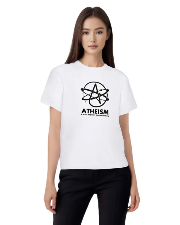 Koszulka - ATHEISM -  biała - obrazek 4