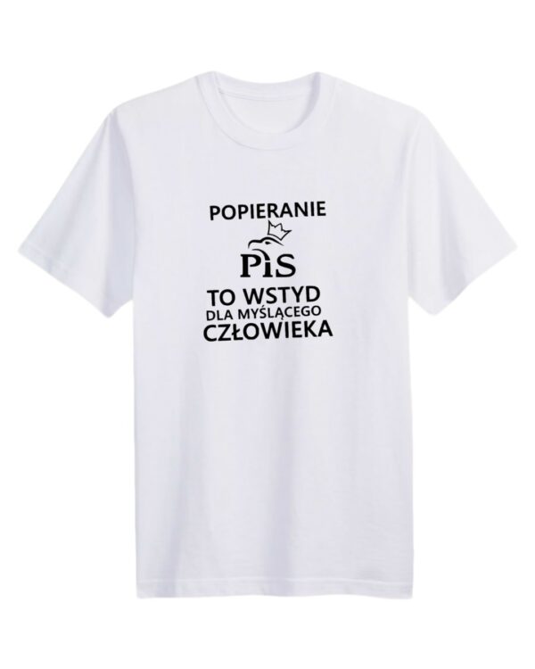 Koszulka - PIS Wstyd -  biała