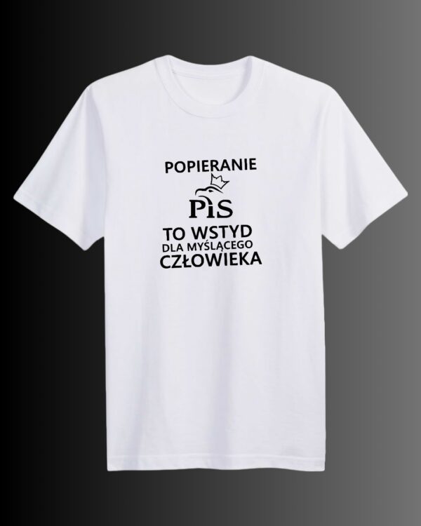 Koszulka - PIS Wstyd -  biała